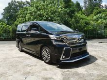 2016 Toyota Vellfire 2.5 Z G NAPPA LEATHER MODELISTA KIT F.ALPHINE