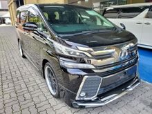 2016 Toyota Vellfire 3.5 ZA G Edition MPV