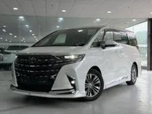 S GRADE - 3K MILEAGE - 2024 Toyota Alphard 2.5 Z - HUD - SIDE STEP - MODELLISTA BODYKIT - 360 CAMERA - FULL SPEC - VIEW TO BELIEVE