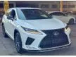 Recon 2022 Lexus RX300 2.0 F Sport SUV NEW FACELIFT MANY UNITS READY SAFETY BSM LKA 2CAM & 4CAM APPLE PLAY ANDROID AUTO SUNROOF P/ROOF SPORT PLUS UNREGISTER