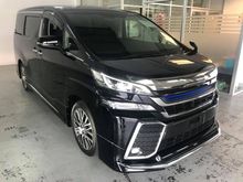 2016 Toyota Vellfire 2.5 Z G Edition MPV