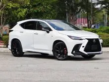 2022 Lexus NX 350 2.4 F Sport SUV - WITH MARK LEVINSON, BEST DEAL IN TOWN