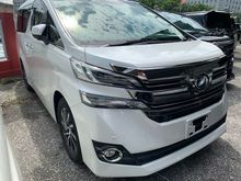 2015 Toyota Vellfire 2.5 V MPV * JBL * Power Boot * 4 Camera * Pre-Crash * Vellfire Full Spec