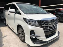 2016 Toyota Alphard 2.5 SC MPV NO GST