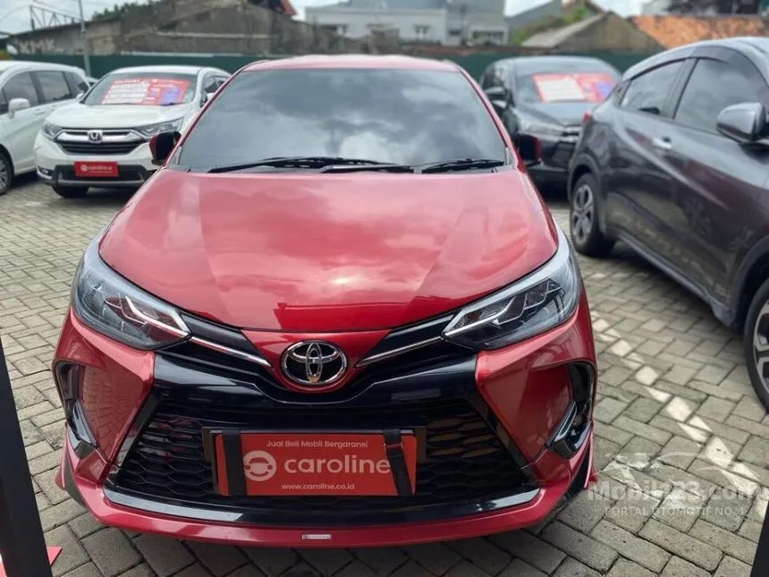 Jual Mobil Toyota Yaris 2021 S GR Sport 1.5 di Jawa Barat Automatic Hatchback Merah Rp 228.000.000