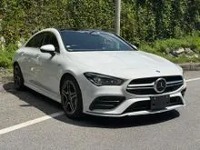 5A RECARO SEAT 2023 Mercedes-Benz AMG CLA35 2.0 4MATIC PANROOF FULL SPEC Coupe
