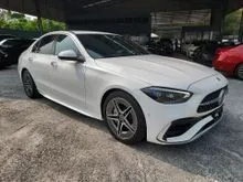 2023 Mercedes-Benz C200 1.5 AMG PREMUIM/NEW MODEL/AMBIENT LIGHT/HUD/BSM/360 CAMERA/POWER BOOT/UNREGISTER