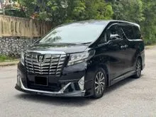2015 Toyota Alphard 3.5 G Executive Lounge MPV FREE WARRANTY SUNROOF JBL SOUND SYSTEM POWER BOOT HOME THEATER PILOT SEAT