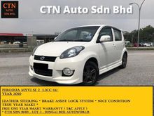 2010 PERODUA MYVI 1.3 SE 2 (A) FULL LEATHER TIP TOP LIKE NEW