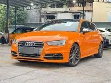 2017 Audi S3 2.0 SPORTBACK QUATTRO - PANAROMIC ROOF_BANG & OLUSEN_REVERSE CAMERA_QUATTRO ALL WHEEL DRIVE_2X ELECTRIC SEATS_BLACK LEATHER SEATS