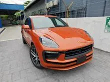 (Grade 4.5A, 7,300-Km LOW Mileage, Provide Warranty) 2023 Porsche Macan 2.0 High Spec. PDLS+, Adaptive Cruise Control, 360 Cam, KeyLess, GTS Turbo 718
