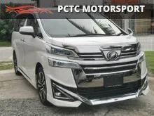 2019 Toyota Vellfire 2.5 MPV V / FREE 5Y WARRANTY / ORI MODELLISTA BODYKIT / ZG RIMS / 7SEAT / FREE GIFTS TINTED / GRADE 5A (PREMIUM JAPAN IMPORTER)