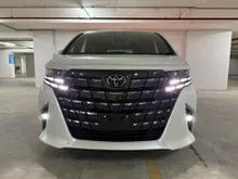 2024 Toyota Alphard 2.5 Z 7-Seater MPV ### PALING PALING HEBAT DEAL IN TOWN *** PLS FASTER COME SEE N TEST IT