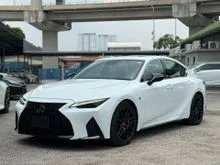 2021 Lexus IS 300 2.0 F Sport Sedan MODE BLACK EDITION - RED LEATHER SEAT - SUNROOF - LSD SYSTEM - UNREGISTER FREE 5 YEARS WARRANTY TOP GRADE