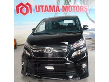 (SAVE RM 90K) 2014 TOYOTA VELLFIRE 2.4 Z GOLDEN EYES (REAR CAMERA, BLACK INTERIOR)