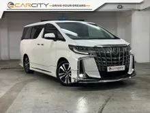 2019 Toyota Alphard 2.5 S C SC MPV CAPTAIN PILOT LEATHER SEAT SUN & MOONROOF POWER BOOT 360 CAMERA ALPINE SOUND SYSTEM COME WITH WARRANTY