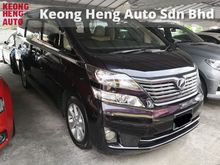 TRUE YEAR MADE 2009 Toyota Vellfire 3.5 VL Full Spec Pilot Leather Reg Number