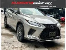 2021 Lexus RX 300 2.0 F Sport Titanium Silver,Red Full Leather Seats,HUD,BSM,Side+Reverse Camera,Pre Crash Safety,20 Rims