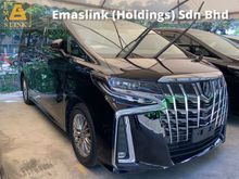 2018 Toyota Alphard 2.5 SA facelift precrash system lane assist surround camera power boot 7 seaters push start 2 power doors unregistered