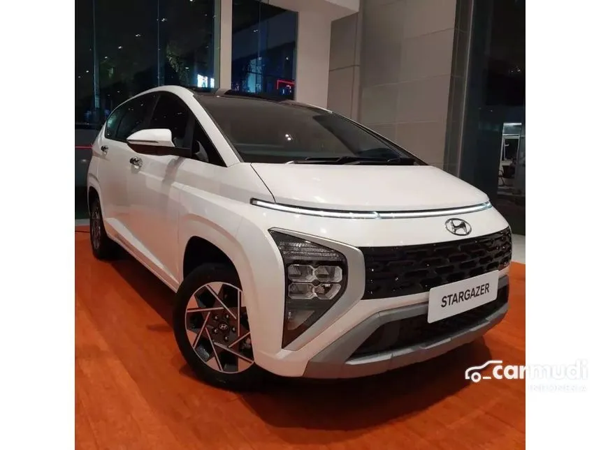 Jual Mobil Hyundai Stargazer 2024 Prime 1.5 di Banten Automatic Wagon Putih Rp 321.000.000