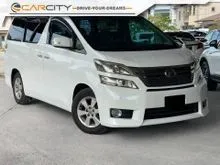 2013 Toyota Vellfire 2.4 X MPV WARRANTY + PUSH START BUTTON + EXCELLENT LEGROOM