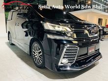 2015 Toyota VELLFIRE 2.5 ZG EDITION – 1 Year Warranty