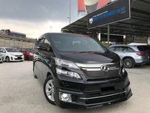 2014 Toyota Vellfire 3.5 V L Edition FULL SPEC - FULLY LOADED - LIKE NEW - WARRRANTY - KUALITI DIJAMINKAN - MEGA SALE OFFER - DEAL SAMPAI JADI