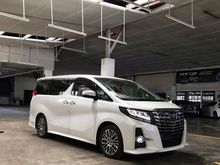 2016 Toyota Alphard 2.5 SC (INSURANCE REBATE RM 300 + ROADTAX SAVE 10 PERCENT)