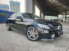 2016 Mercedes-Benz C180 1.6 AMG Radar LKA Bind Spot Leather Unregister