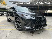 2020 Lexus RX300 2.0 Turbo F Sport Grade 4.5 Panaromic Roof 360 Surround Camera Blind Sport Sensor Free 5 Years Warranty