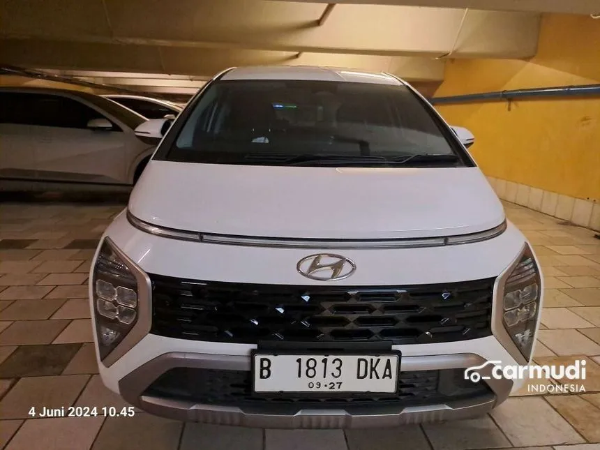 Jual Mobil Hyundai Stargazer 2022 Prime 1.5 di Banten Automatic Wagon Putih Rp 237.000.000