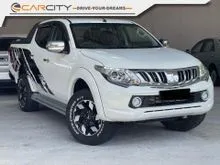 2019 Mitsubishi Triton 2.4 VGT Dual Cab 4X4 Pickup WARRANTY REVERSE CAMERA ELECTRONIC LEATHER SEAT PUSH START SIDE STEP