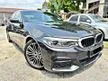 Used 2017 BMW 530i 2.0 M Sport Sedan (A) PROMOTION / ORIGINAL MILEAGE / SUN ROOF / ORIGINAL PARTS / FREE WARRANTY / TIPTOP CONDITION / CONFIRM ONE OWNER