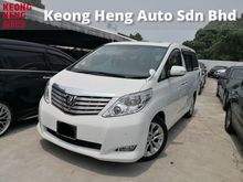 TRUE YEAR MADE 2010 Toyota Alphard 3.5 GL Pilot Seat Full Spec Home Theater 3 Cameras Auto Parking 2013