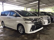 2015 Toyota Vellfire 2.5 ZA Z spec 7 seater