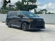 2025 Toyota Vellfire 2.4 Z Premier AUTO STEP SUNROOF BROWN INTERIOR 4CAM 5A 9K KM 5YRS TOYOTA WARRANTY