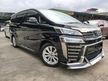2018 Toyota Vellfire 2.5 ZA S/Roof Alpine Audio PCS LTA Modelistakits Unregister