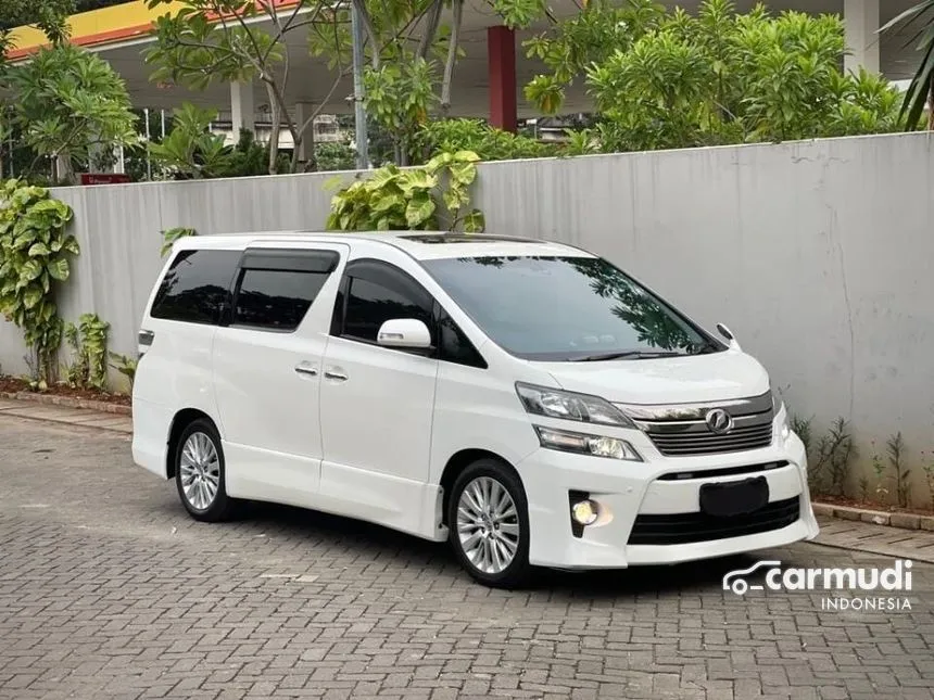 Jual Mobil Toyota Vellfire 2012 ZG 2.4 di DKI Jakarta Automatic Van Wagon Putih Rp 379.000.000