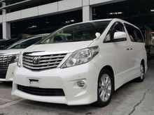 Toyota Alphard 2.4 Sports Package,sunroof and moonroof,18 speakers theatre surround system