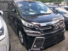2016 Toyota Vellfire 2.5 ZG, SUNROOF, MOONROOF, FULL SET ALPINE, LEATHER COVER SEAT, 16 UNREGISTER