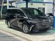2025 Toyota Alphard 2.5 Z HUD DIM BSM SIDE STEP ADVANCE DRIVE & PARK 1,672KM GRADE 5A