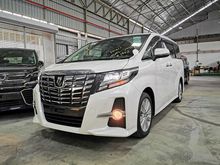 2017 Recon Toyota Alphard 2.5 S 8 Seater 2 Power Door With 4 Years Warranty