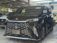 2024 Lexus LM500h 2.4T VERSION-L FULL SPEC(5AA Grade/14k Mileage/Price Rm625k NeGo/Free 8 Year Warranty/Black Interior)