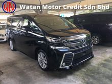 Toyota Vellfire 2.5 Z SPEC ZA NO MORE GST GENUINE YEAR MADE CAN PROVE 15-UNREG,7 SEATER,3 POWER DOORS N BOOT,360 SURROUND CAMERA,FREE WARRANTY N GIFTS