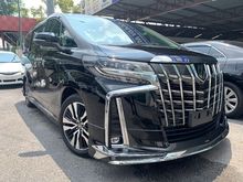 2019 Toyota Alphard 2.5 SC JBL(PROMOTION PRICE WIT SST) SUNROOF, MODELLISTA, 360 CAMERA, PRE CRSH ,PILOT SEATS, BLIND SPOT UNREG