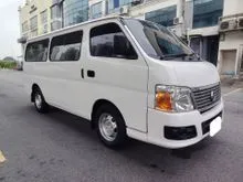 2014 Nissan Urvan 3.0 (M) Window 14 Seat