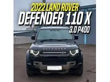2022 Land Rover Defender 3.0 110 P400 X SUV Black on Brown/Black Hitam 110X P 400