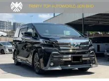 8 SEATER MPV, DUAL POWER SLIDING DOORS, POWER BOOT, 360 CAMERA 2015 Toyota Vellfire 2.5 ZA MPV SELLING WITH WARRANTY