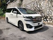 2016 BLACK INT SUNROOF JBL 360 CAMERA PRE CRASH Toyota Vellfire 3.5 Executive Lounge EL UNREG