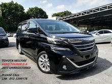 2015 Toyota Vellfire 2.5 Z A AERO TOURER UNREG